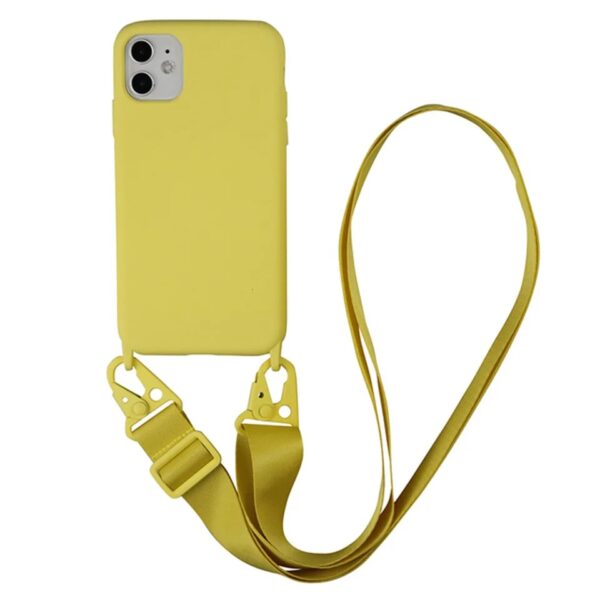 Coque de Luxe avec Bandoulière pour iPhone 16, 15, 14, 13, 12, 11 Pro Max et Mini - Image 12