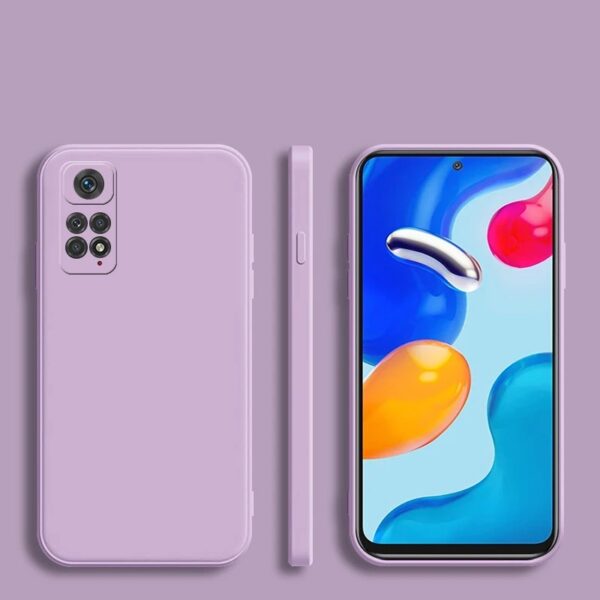 Coque en Silicone Cadre Carré pour Xiaomi Redmi Note 11/11 Pro – Protection Élégante et Antichoc - Image 6