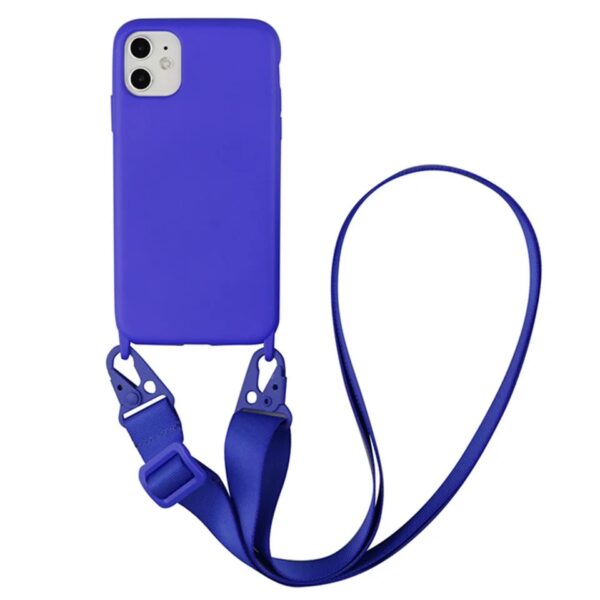 Coque de Luxe avec Bandoulière pour iPhone 16, 15, 14, 13, 12, 11 Pro Max et Mini - Image 6