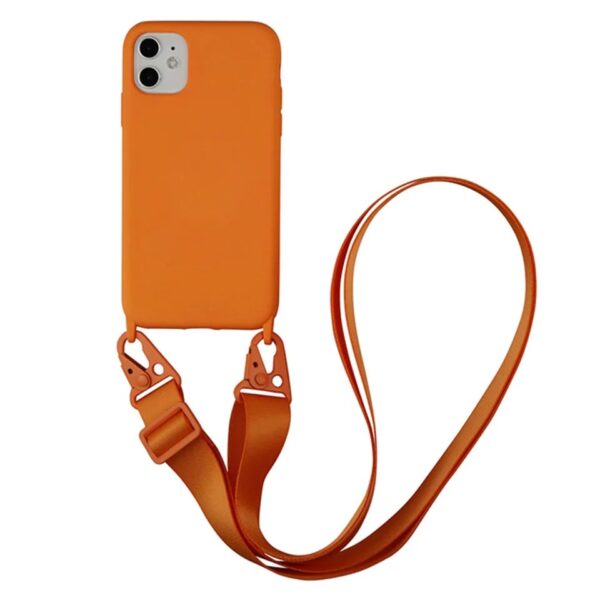 Coque de Luxe avec Bandoulière pour iPhone 16, 15, 14, 13, 12, 11 Pro Max et Mini - Image 9